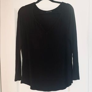 Brandy Melville Black Henley